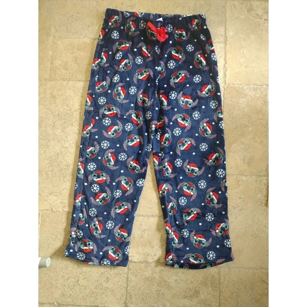 Disney Stitch Sleep Pants Unisex Size 2XL‎ Christmas Pajama Pants Sleep Lounge - Picture 5 of 8